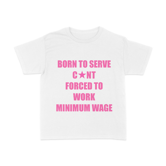 ‘BORN TO SERVE’ baby tee